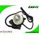High Beam Led Miners Light 10000lux 6.6Ah Lithium Ion Battery IP68 Waterproof
