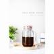 Hot Sale Square Shape Cold Brew Coffer Maker Glass Jar with stainless steel filter