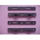 Compact Sofa / Bed Frame Corner Bracket , Bed Rail Support Brackets 110mm