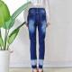 Fashionable Casual Female Ripped Skinny Jeans , Ladies Stretch Denim Jeans