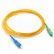 SC/UPC-SC/APC Simplex Fiber Optic Patch Cord LSZH Jacket 2mm Single Mode Fiber Jumpers