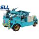 Wet mix concrete sprayer trailer robot arm electric motor and diesel two-motor drive