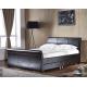 European Style PU Leather Bed Upholstered Plywood 4 Drawer Storage Bed Frame