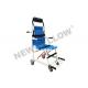 Outdoor Rescue Ambulance Stair Stretcher , Foldable paramedic stretcher with cushion
