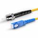 SC UPC to ST UPC Singlemode Simplex Fiber Optic Patch Cable for Fast Ethernet