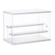 3-Layer Transparent Acrylic Box Display Case Holder Cube With Door Collection Mini Action Character