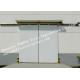 Customized Industrial Metal Sliding Door Steel Buildings Kits Single Direction For Warehouse