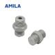 Robust Construction Vacuum Throttle Valve SW Both Ends Threaded Joints Type