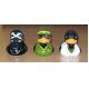 Soft Aborigines Shape Assorted Rubber Ducks , Personalised Rubber Ducks With Names On