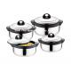 8pcs Promotion stainless steel cooking pot Food warmer pot for commercial kitchen