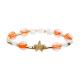 Handmade Birthday Gift Stretchy Crystal Bracelets , Star Bead Bracelet For Rock Girl