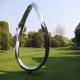 Gnee Garden Circle Abstract Stainless Steel Sculpture Creative