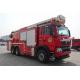 JP32 HOWO Water Tower Truck 9780 × 2540 × 3800MM Medium Rescue Fire Truck