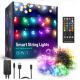 LED String Light Outdoor Waterproof Fairy Lights Smart LED Garden Light for Decoration WiFi Bluetooth Work With Alexa & Google