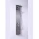 Brushed Stainless Steel Shower Panel , Waterfall Shower Panel Corrosion Resistance