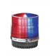 Red And Blue Police Beacon Light Magnet Fixation , Led Rotating Beacon Lights