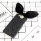 Hard PC Glitter Cute Silk Lace Rabbit Ears Back Cover Cell Phone Case For iPhone 7 6s Plus