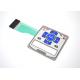 Embossed Tactile Metal Dome Membrane Switch 4 Colors On Surface Overlay