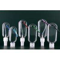 Eco Keychain Spray Bottles PET Refillable Portable Hand Sanitizer 2.1oz