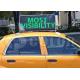 Outdoor Double Side P5 LED Taxi Sign RFB 3G Wifi Taxi Roof LED Car Top Display