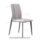 Luxury Minimalist House Iron Back 50cm 90cm Steel Frame Dining Chairs