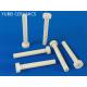 99% Al2O3 Alumina Ceramic Tubes High Temperature Size Customized