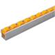Yellow JY 2045A PP Plastic Roller Track 6063 Aluminum Material