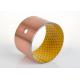 POM Boundary Lubricating Bearings Low Carbon Steel + Porous Bronze +  Yellow POM