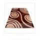 waves circles polyester plush shaggy carpet home rug soft decoration colors available