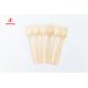 Cake Disposable Wooden Cutlery Set Spoon / Fork / Knife Individual Paper Wrapped