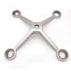 Stainless Steel304 316 4 Arms Spider Fitting For Glass Curtain Wall System