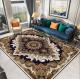 200*300cm Persian Crystal Velvet Rectangle Floor Carpets For Bedroom