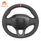 Wholesale Hand Stitching DIY Steering Wheel Cover for Peugeot 208 2008 308 SW 2012 2013 2014 2015 2016 2017 2018