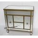 MR Furniture Mirrored Door Cabinet Corner Chest Bed Side Table