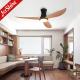 Plastic Ceiling Fan Light Decorative 3 ABS Blade Flush Mount