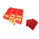 Red Homemade Silicone Ice Cube Trays Dog Bone Baking Molds For Cute Dog Treats