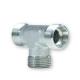 6000 Psi NPT Male Swagelok Bite Type Tube Fittings Equal Tee for High Pressure Systems
