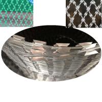 CBT65 CBT60 BTO22 Welded Razor Wire Mesh 75 * 150mm Diamond Hole