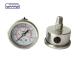 Stainless Steel Bourton Tube Liquid Filled Pressure Gauge Heavy Duty 63mm 100mm 150mm