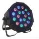 54W Stage Light, Plastic Housing,RGB ,18*3W Flat Spot Light,DMX Flat Stage Light