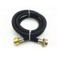 10MM SBR Material Black Washing Machine Hose Assembly with Fiber Braided