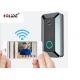 18650 Li Battery Wireless Video Doorbell System 140 Degree Wide Angle HD 720P