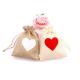 Multifunctional Fabric Drawstring Gift Bags Jute Drawstring Pouch