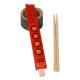 4.8mm Natural Disposable Bamboo Chopsticks Half Paper Wedding Favors