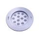 12V 24V IP68 Color Changing LED Underwater Light / Recessed Fountain Light