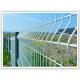 Dirickk Axis Euro Welded Fence Triangle Bend Guardrail Anti Climb Wire Mesh Fencing