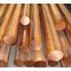 Red copper solid round bar / red copper bar dia 10 - 100mm C11000 C10200