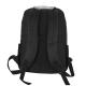 Black Travel Waterproof Computer Backpack With Adjustable Strap