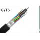Telecommunication 4 Core Fiber Optic Cable Outdoor Single Mode Fiber GYTS National Standard