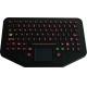 Wide Temperature Silicone Industrial Keyboard Desktop Type For Military